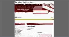 Desktop Screenshot of edizionidelpoggio.it